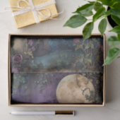 満月と庭のデコページティッシュペーパー 薄葉紙 (ギフト)