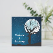 満月と星の結婚式 招待状 (スタンド正面)