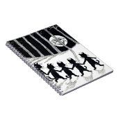 満月と猫たち、ルイ・ワイン ノートブック (右側)