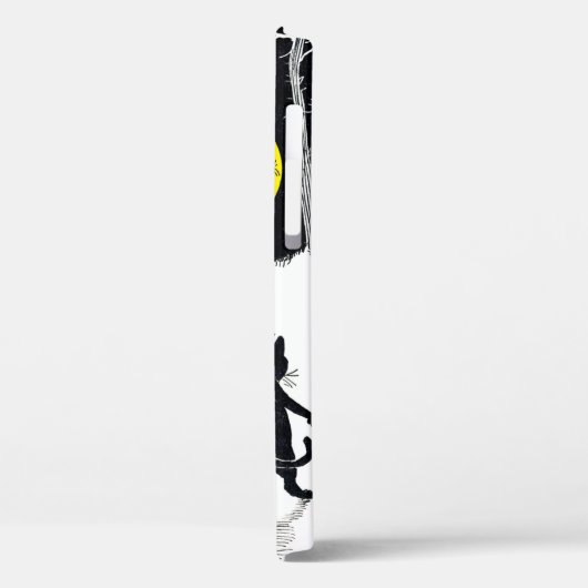 満月と猫たち、ルイ・ワイン Case-Mate iPhoneケース (裏面 / 左)