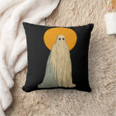 満月に対するエーテルの幽霊 クッション (ブランケット)