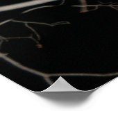 満月のくもの巣ポスター ポスター (角)