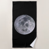 満月のカスタムなビーチタオル ビーチタオル (正面)