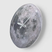 満月のカスタムな時計-大きい10.75" ラージ壁時計 (傾斜)