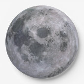 満月のカスタムな紙皿 ペーパープレート (正面)