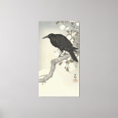 満月のカラス キャンバスプリント (正面)