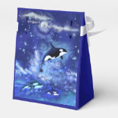 満月のキラークジラ – アートスケッチ フェイバーボックス (裏面サイド)