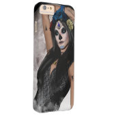 満月のスカル ダークマスク & 青い目 Case-Mate iPhoneケース (裏面/右)