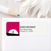 満月のゾンビシルエット ラベル (インサイチュ)