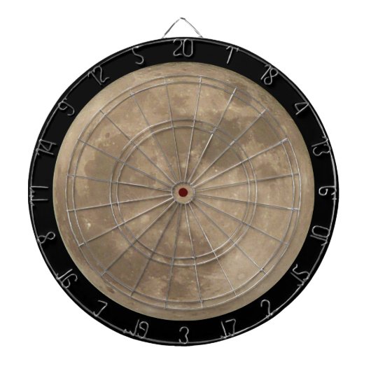 満月のダートボード・ムーン・ダーツ天文学 ダーツボード (正面)