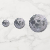 満月のテーブルの紙吹雪 コンフェッティ (正面)