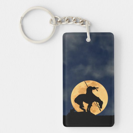 満月のトレイルの終わり キーホルダー (正面)