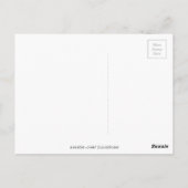 満月のハロウィーンのゴシック様式の黒猫 ポストカード (裏面)