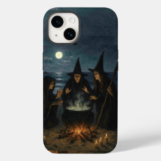 満月のビーチで三人の魔女が作る魔薬の鍋 Case-Mate iPhone 14ケース