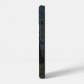 満月のビーチで三人の魔女が作る魔薬の鍋 iPhoneケース (左側面)