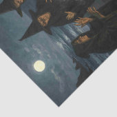 満月のビーチで三人の魔女が釜を囲む 薄葉紙 (詳細)