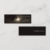 満月のプロフィールカード スキニー名刺 (正面/裏面)