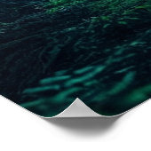 満月のポスターに注意 ポスター (角)