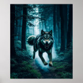 満月のポスターに注意 ポスター (正面)