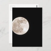 満月の上昇写真 ポストカード (正面/裏面)