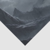 満月の下でハウリングオオカミ – Decopage 薄葉紙 (詳細)