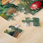 満月の下でハラタケ科のキノコを飛ばす ジグソーパズル (側面)