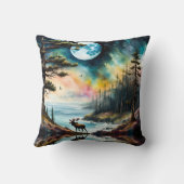 満月の下でムース クッション (裏面)