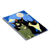 満月の下で吠える猫 ノートブック (右側)