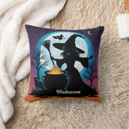 満月の下で魔法を育てる クッション