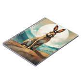 満月の下のウサギ | ノートブック (左側)