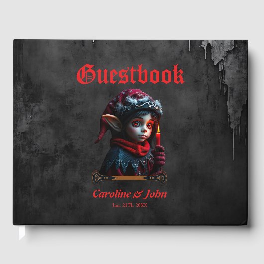 満月の下のゴシック小妖精や小人魔法。 ゲストブック (正面)