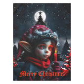 満月の下のゴシック小妖精や小人魔法。 テーブルクロス (正面)