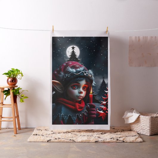 満月の下のゴシック小妖精や小人魔法。 ファブリック (インサイチュ)