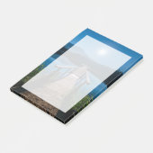 満月の下の夜の桟橋 ポストイット (アングル)