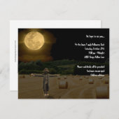 満月の下の干し草の畑のかかし (正面/裏面)