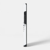 満月の下の幽霊の木 iPhoneケース (左側面)
