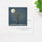 満月の下の憂鬱なハート型の木 (デスク)