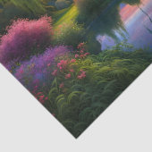 満月の下の柳の木N星空の夕日 薄葉紙 (詳細)