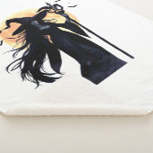 満月の下の神秘的な魔女 シェルパブランケット (3/4)