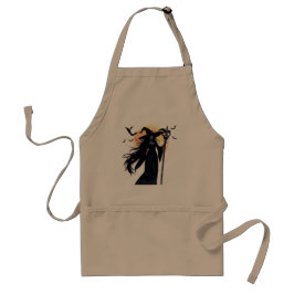 満月の下の神秘的な魔女 スタンダードエプロン