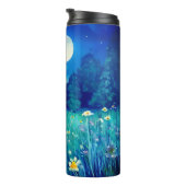 満月の下の草地と森 タンブラー (回転右)