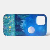 満月の下の草地と森 Case-Mate iPhoneケース (裏面 (横))