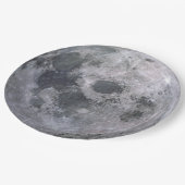 満月の使い捨て可能な紙皿 ペーパープレート (アングル)