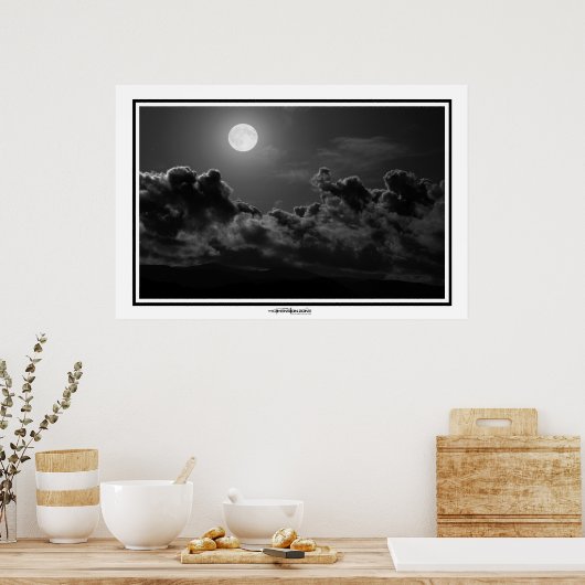 満月の光 ポスター (キッチン)