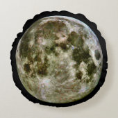 満月の円形の枕 ラウンドクッション (正面)