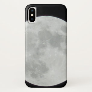 満月の写真撮影 iPhone X ケース