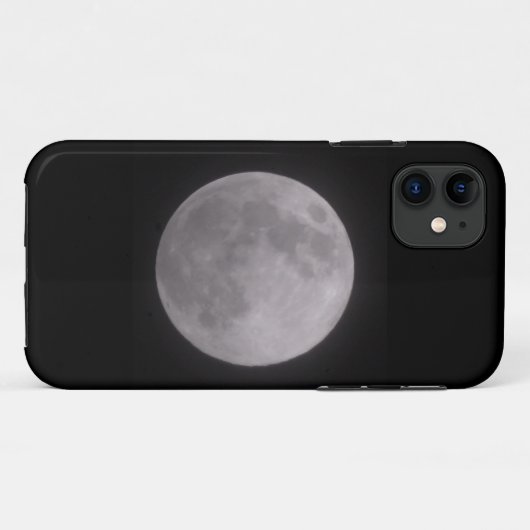 満月の写真 Case-Mate iPhoneケース (裏面(横))