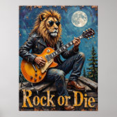 満月の切り出し:ライオンの手つかずのリフ ポスター (正面)