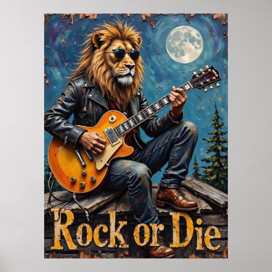 満月の切り出し:ライオンの手つかずのリフ ポスター (正面)