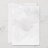 満月の前で黒猫のウェディング 招待状 (裏面)